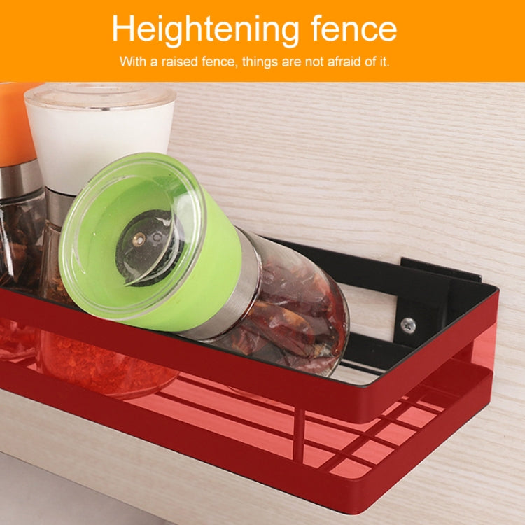 35cm Kitchen Punch-free Wall Mount Seasoning Storage Rack, 35cm
