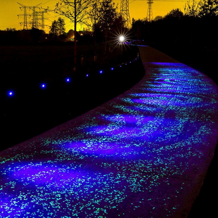 100 PCS Glow in The Dark Garden Pebbles for Walkways & Decoration and Plants Luminous Stones