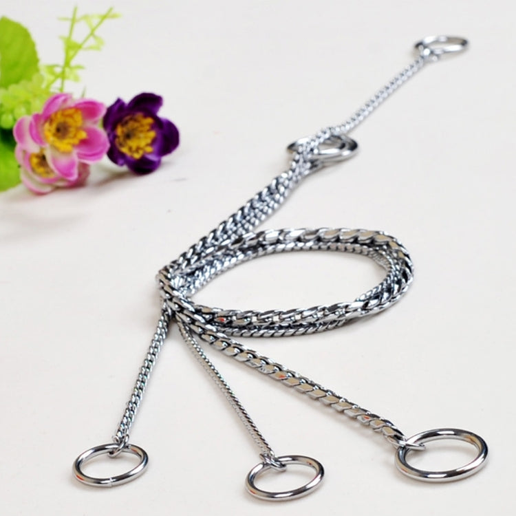 50cm x 4mm Pet P Chain Pet Collars Pet Neck Strap Dog Neckband Snake Chain Dog Chain Dog Collar, 50cm x 4mm