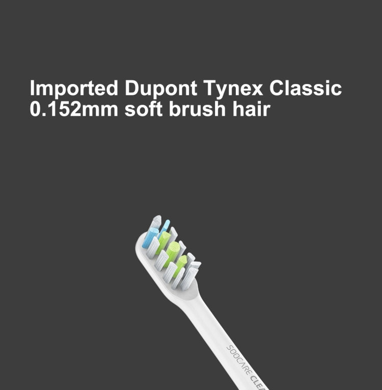 2 PCS Original Xiaomi Youpin General Cleaning Replacement Brush Heads for Xiaomi Soocare Sonic Electric Toothbrush (HC7711W), General Cleaning Black
