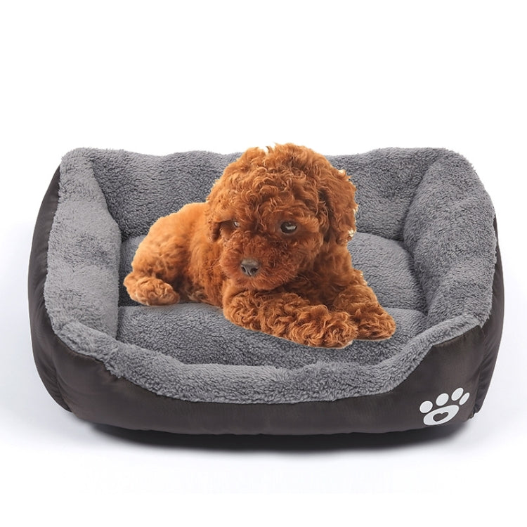 Candy Color Four Seasons Genuine Warm Pet Dog Kennel Mat Teddy Dog Mat, Size: XXL, 95×72×18cm, Size: XXL