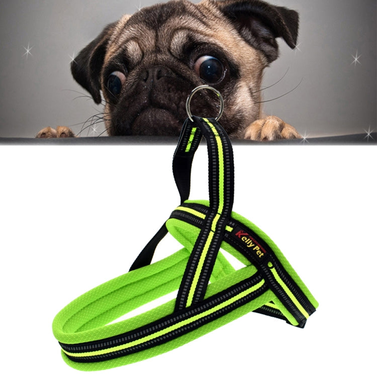 Pet Dogs A7 Reflective Polyester Chest Harness Lead Leash Traction Big Dogs Safety Chain Rope Collar, Size: S, 2.0*50*62cm, Size: S, 2.0*50*62cm