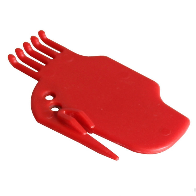 2 PCS Universal Sweeping Robot Accessories Flat Brush Cleaner for iRobot Roomba, Brush Cleaner Red
