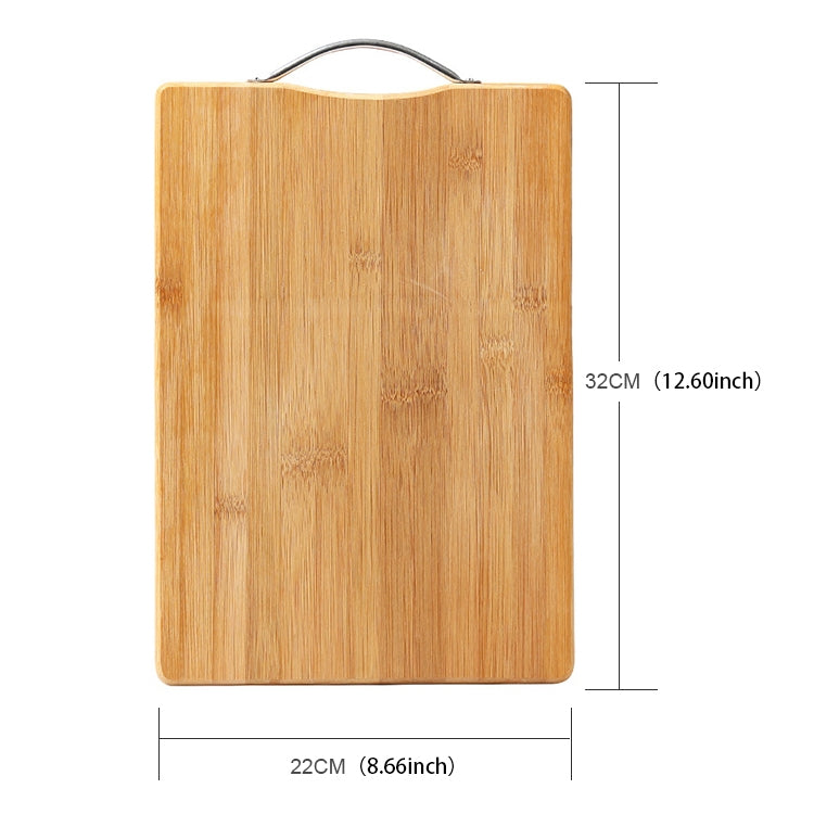 Kitchen Rectangular Bamboo Chopping Block Thickening Cutting Board,  Size: 32cm x 22cm, Size: 32cm x 22cm