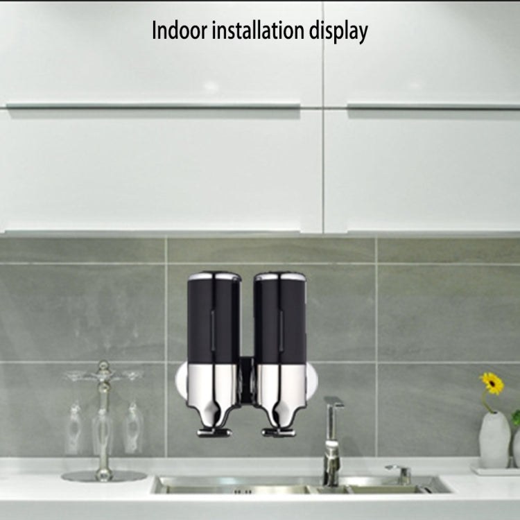 Hotel Shower Manual Dispenser Wall Mounted Washing Liquid Shampoo Soap Bottle, Capacity: 500ml, 500ml/Silver, 500ml/White, 500ml/Dark Red, 500ml/Green, 500ml/Gold, 500ml/Blue, 500ml/Purple