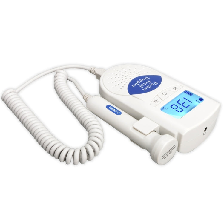 JPD-100S6 I LCD Ultrasonic Scanning Pregnant Women Fetal Stethoscope Monitoring Monitor / Fetus-voice Meter, Complies with IEC60601-1:2006, JPD-100S6  (Blue), JPD-100S6 (Pink)