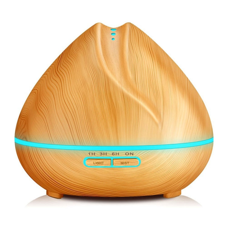 Peach Shape Wood Grain Remote Control Ultrasonic Humidifier Aromatherapy Machine Automatic Alcohol Sprayer with LED Lights, Capacity: 400mL, AU Plug (Light Wood Color), Peach Shape Light Wood Color, Diamond Dark Wood Color, Diamond Light Wood Color    ...