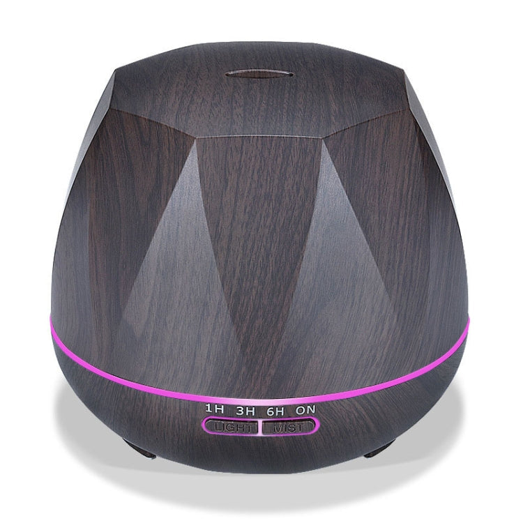 Peach Shape Wood Grain Remote Control Ultrasonic Humidifier Aromatherapy Machine Automatic Alcohol Sprayer with LED Lights, Capacity: 400mL, EU Plug (Dark Wood Color), Diamond Dark Wood Color, Diamond Light Wood Color, Peach Shape Dark Wood Color