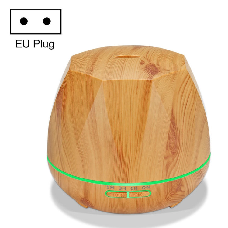 Peach Shape Wood Grain Remote Control Ultrasonic Humidifier Aromatherapy Machine Automatic Alcohol Sprayer with LED Lights, Capacity: 400mL, EU Plug (Dark Wood Color), Diamond Dark Wood Color, Diamond Light Wood Color, Peach Shape Dark Wood Color