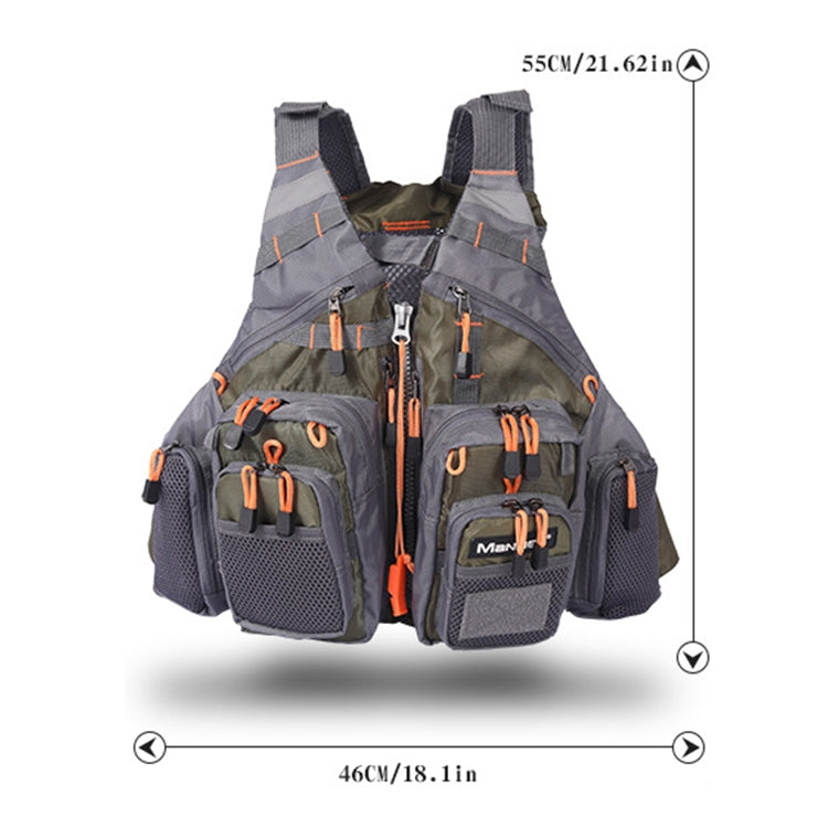 MANNER Outdoor Multifunctional Fishing Life Vest Swimming Life Jacket, MANNER Life Jacket