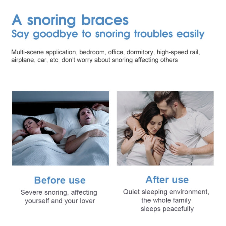 YJK100 Silicone + ABS Stop Snoring Device Anti Snore