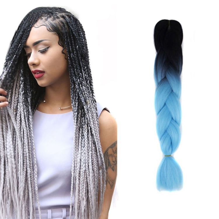Fashion Color Gradient Individual Braid Wigs Chemical Fiber Big Braids, Length: 60cm(04 Black+Red), 04, 05, 07, 09, 10, 11, 12, 13, 14, 19, 20, 22, 23, 24, 32, 33, 39, 40, 41, 48, 52, 53, 55, 57