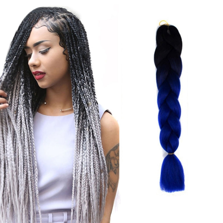 Fashion Color Gradient Individual Braid Wigs Chemical Fiber Big Braids, Length: 60cm(04 Black+Red), 04, 05, 07, 09, 10, 11, 12, 13, 14, 19, 20, 22, 23, 24, 32, 33, 39, 40, 41, 48, 52, 53, 55, 57