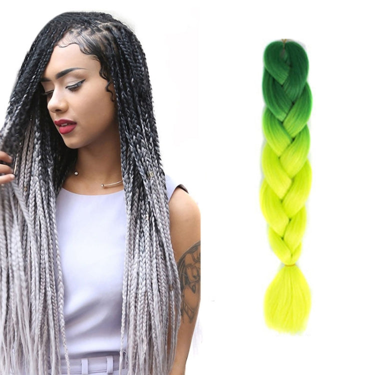 Fashion Color Gradient Individual Braid Wigs Chemical Fiber Big Braids, Length: 60cm(04 Black+Red), 04, 05, 07, 09, 10, 11, 12, 13, 14, 19, 20, 22, 23, 24, 32, 33, 39, 40, 41, 48, 52, 53, 55, 57