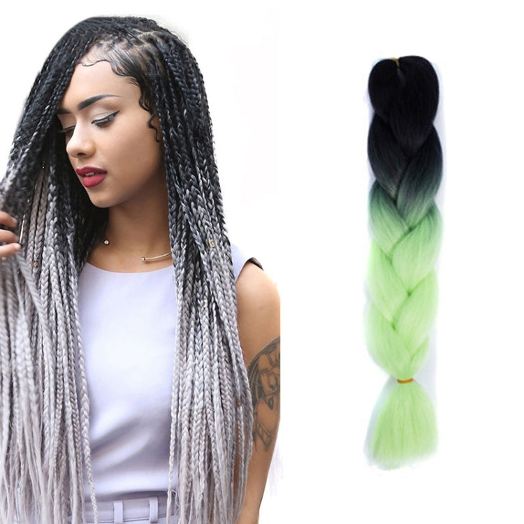 Fashion Color Gradient Individual Braid Wigs Chemical Fiber Big Braids, Length: 60cm(04 Black+Red), 04, 05, 07, 09, 10, 11, 12, 13, 14, 19, 20, 22, 23, 24, 32, 33, 39, 40, 41, 48, 52, 53, 55, 57