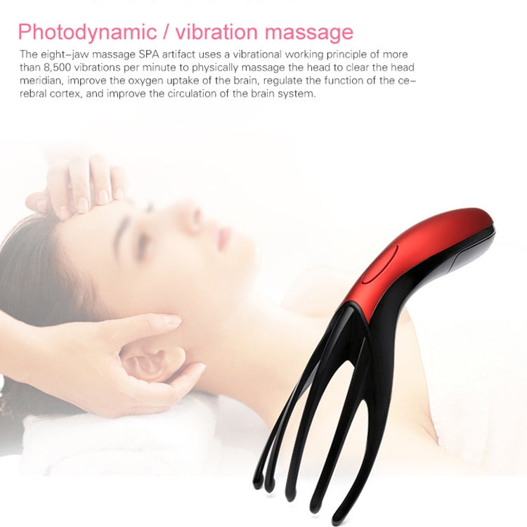 Mini Portable Multifunctional Head Massager Massage Comb, Battery Powered, Battery Powered (Black), Battery Powered (Gold), Battery Powered (White)