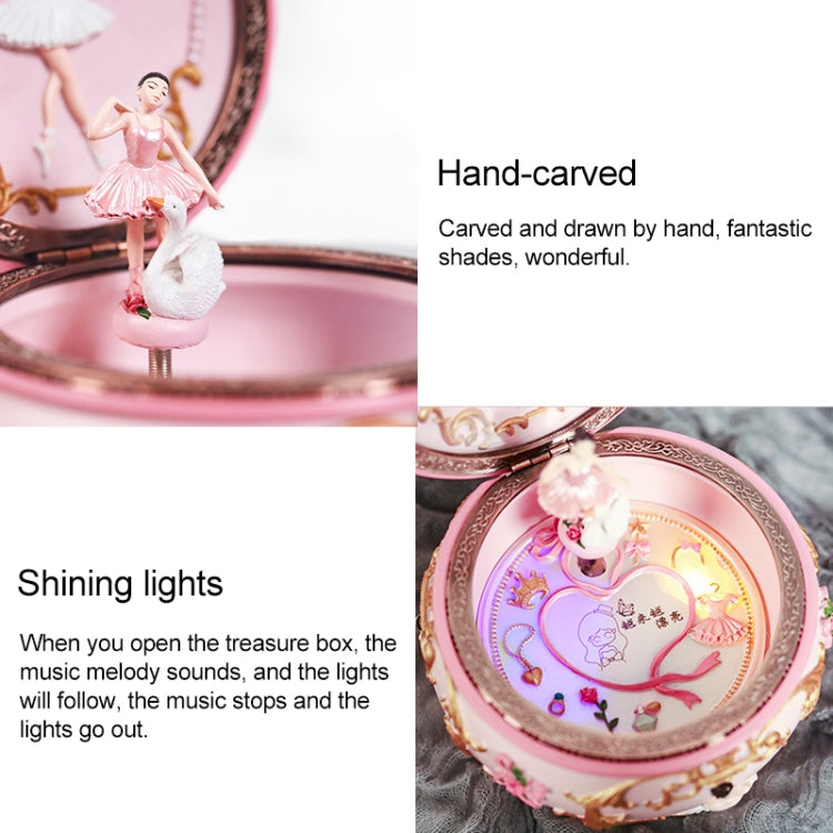 Ballet Girl Rotating Dancing Music Box Creative Birthday Gift, Music: Spirited Away, Spirited Away