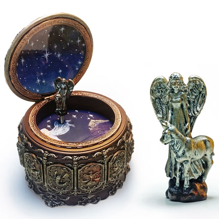 Constellation Luminous Resin Music Box Creative Birthday Gift (Taurus), HDR0230A, HDR0230B, HDR0230C, HDR0230D, HDR0230E, HDR0230F, HDR0230G, HDR0230H, HDR0230I, HDR0230J, HDR0230K, HDR0230L