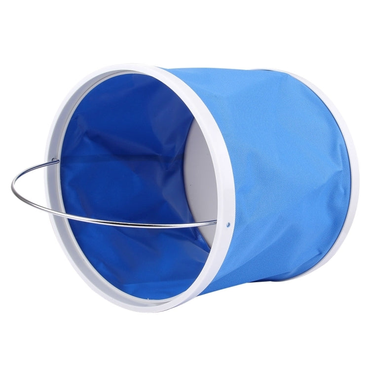 KANEED 11 Liter/2.9 Gallon Oxford Cloth Scalable Foldable Convenient Water Bucket for Camping/Car Washing/ Fishing/Hiking/Beach, Random Color Delivery, Scalable Foldable Convenient Water Bucket