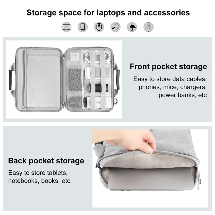 HAWEEL 15.0 inch -16.0 inch Briefcase Crossbody Laptop Bag For Macbook, Lenovo Thinkpad, ASUS, HP, 15.0 inch -16.0 inch