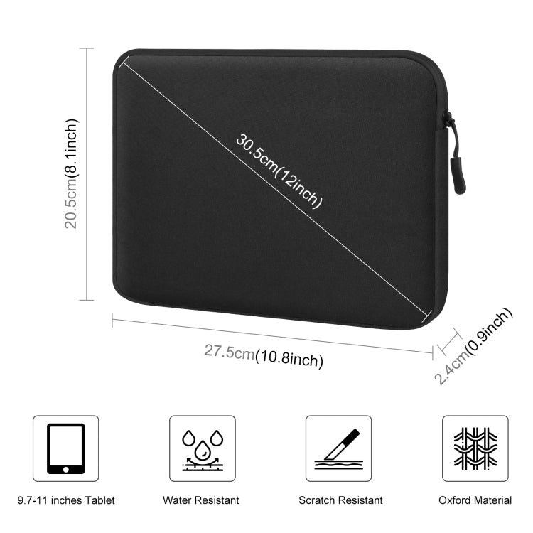 HAWEEL 11 inch Tablet Sleeve Case Zipper Briefcase Bag for 9.7-11.0 inch Tablets, For 9.7-11.0 inch Tablets