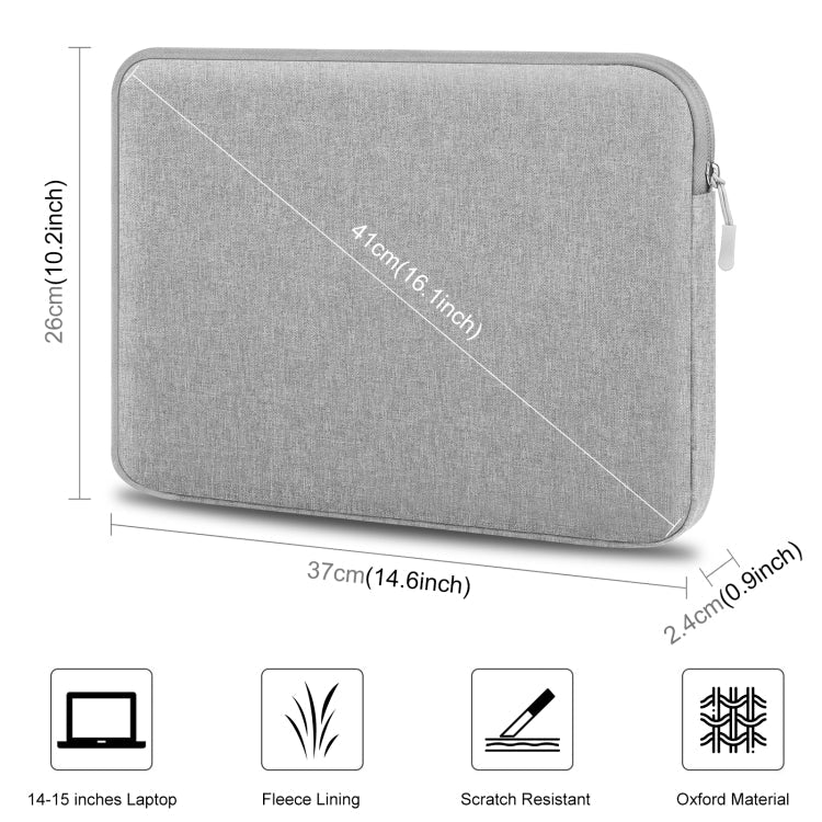HAWEEL 15 inch Laptop Sleeve Case Zipper Briefcase Bag for 14-15 inch Laptop, For 14-15 inch Laptop