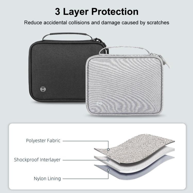 HAWEEL Passport Wallet Document Organizer Credit Cards Case Bag with Handle, Handle Bag
