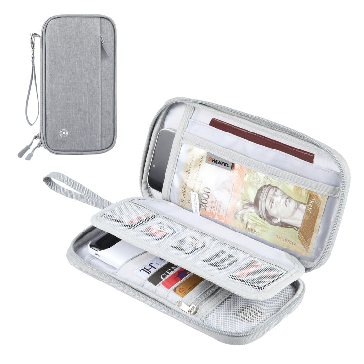 HAWEEL Clutch Bag Passport Wallet Document Organizer Credit Cards Case Bag, Clutch Bag