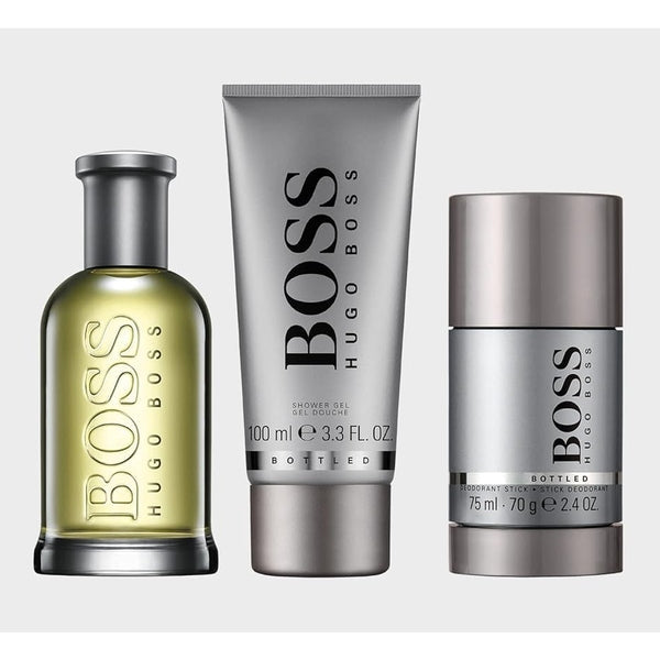 Hugo Boss Boss Bottled Gift Set 100ml EDT + 100ml Shower Gel + 75g Deodorant Stick