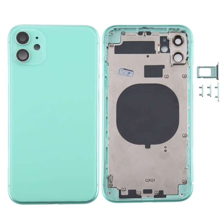 Back Housing Cover with SIM Card Tray & Side keys & Camera Lens for iPhone 11, For iPhone11 (with Camera Lens), For iPhone 11 (Camera Lens), Back Housing Cover for11, For iPhone 11 (with Camera Lens)