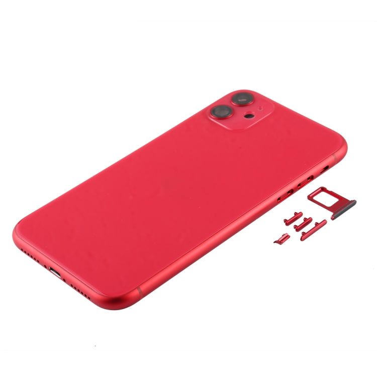 Back Housing Cover with SIM Card Tray & Side keys & Camera Lens for iPhone 11, For iPhone11 (with Camera Lens), For iPhone 11 (Camera Lens), Back Housing Cover for11, For iPhone 11 (with Camera Lens)