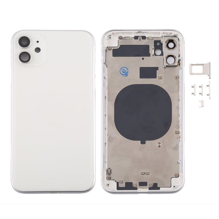 Back Housing Cover with SIM Card Tray & Side keys & Camera Lens for iPhone 11, For iPhone11 (with Camera Lens), For iPhone 11 (Camera Lens), Back Housing Cover for11, For iPhone 11 (with Camera Lens)