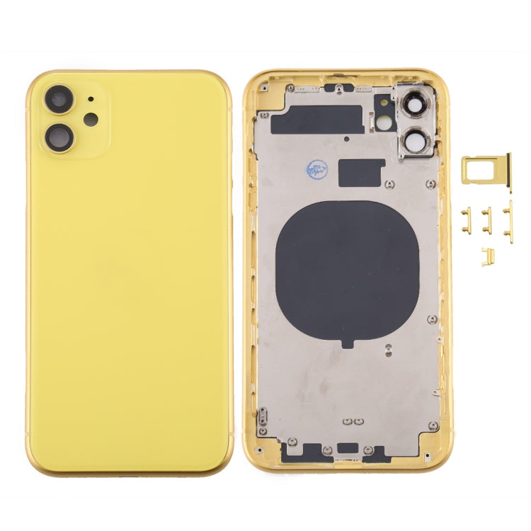 Back Housing Cover with SIM Card Tray & Side keys & Camera Lens for iPhone 11, For iPhone11 (with Camera Lens), For iPhone 11 (Camera Lens), Back Housing Cover for11, For iPhone 11 (with Camera Lens)