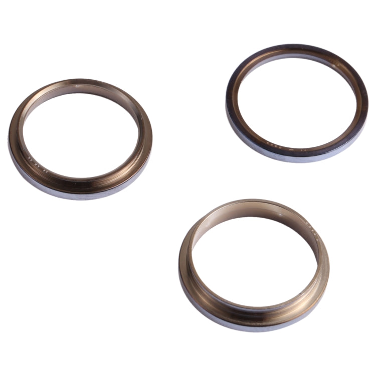 3 PCS Rear Camera Glass Lens Metal Outside Protector Hoop Ring for iPhone 13 Pro Max, For iPhone 13 Pro Max