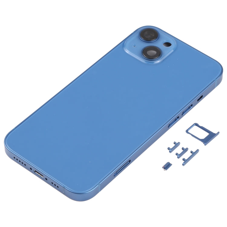 Back Housing Cover with SIM Card Tray & Side  Keys & Camera Lens for iPhone 13, For iPhone 13(with SIM Card Tray & Side Keys), For iPhone 13(with Card Tray & Side Keys), For iPhone 13
