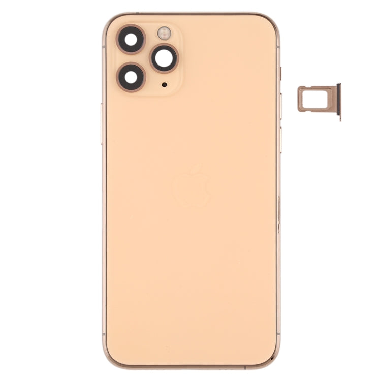 Battery Back Cover (with Side Keys & Card Tray & Power + Volume Flex Cable & Wireless Charging Module) for iPhone 11 Pro, For ip11 Pro, For iPhone11 Pro, For iPhone 11 Pro