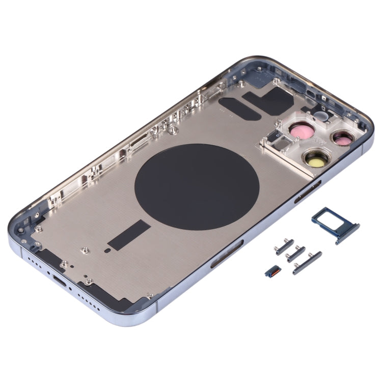 Back Housing Cover with SIM Card Tray & Side  Keys & Camera Lens for iPhone 13 Pro Max, For iPhone 13 Pro Max(with SIM Card Tray), For iPhone 13 Pro Max (with SIM Card Tray), For iPhone 13 Pro Max
