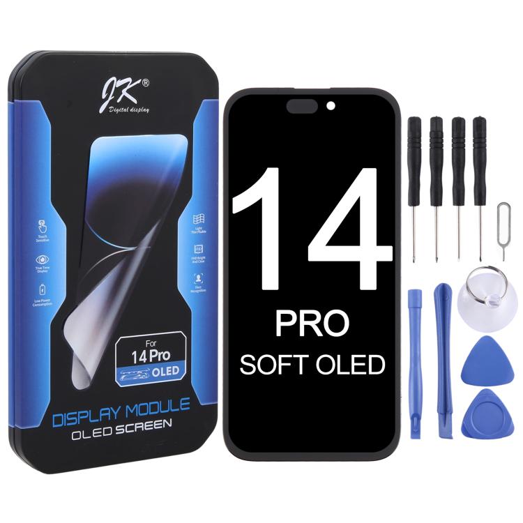 JK Soft OLED LCD Screen For iPhone 14 Pro, For iPhone 14 Pro