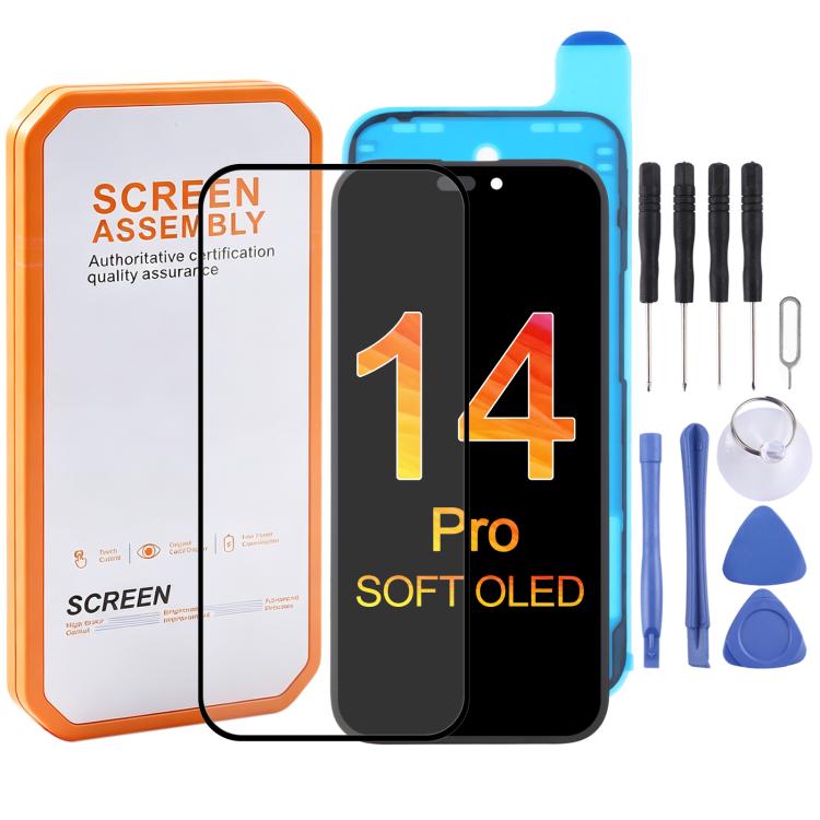 HXL Soft OLED Screen For iPhone 14 Pro, For iPhone 14 Pro