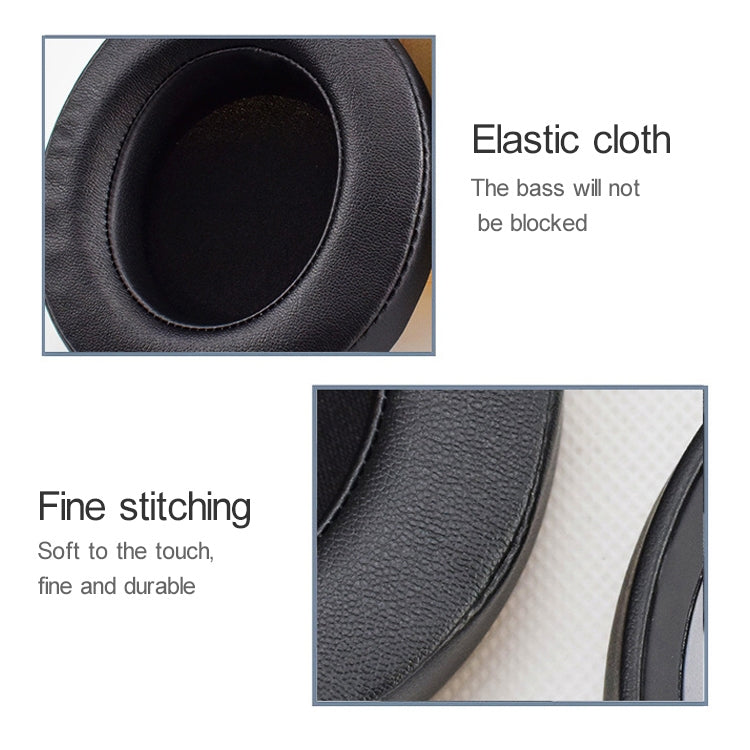 2 PCS For Razer Kraken 7.1 V2 Headphone Cushion Sponge Grey Net Cover Earmuffs Replacement Earpads, For Razer Kraken 7.1 V2 (Grey)