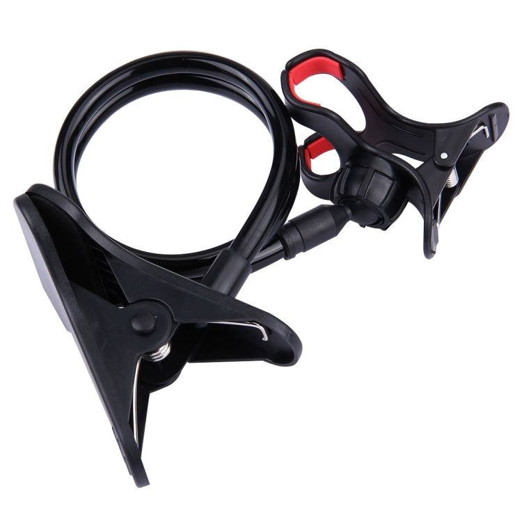 Universal Multifunctional Flexible Long Arm Lazy Bracket Desktop Headboard Bedside Car Phone Holder Stand Tablet Mount, Tablet Mount Black