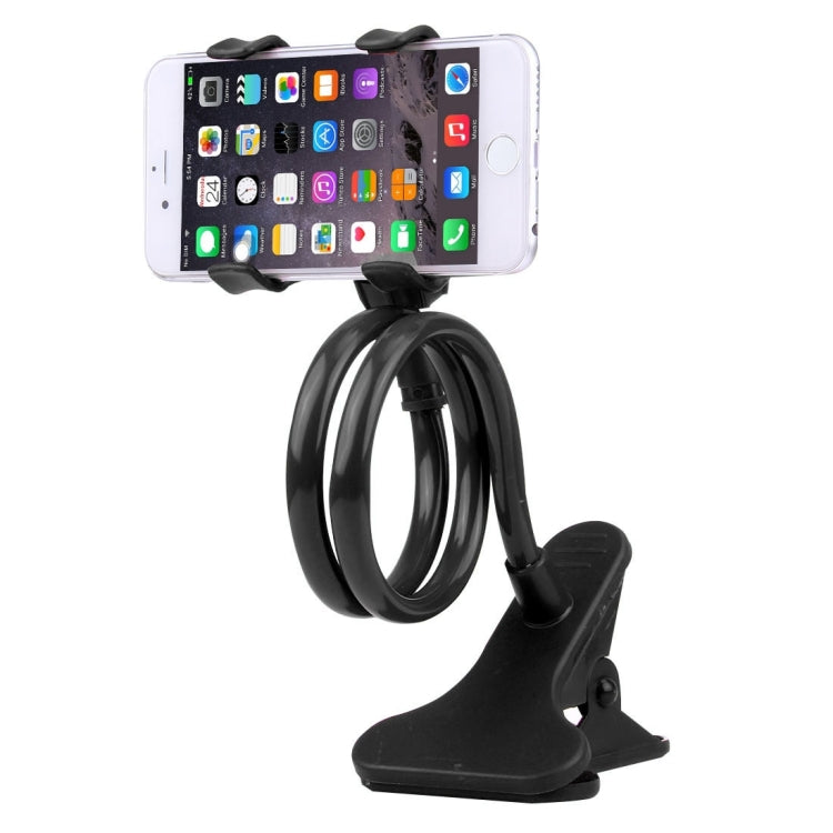 Universal Multifunctional Flexible Long Arm Lazy Bracket Desktop Headboard Bedside Car Phone Holder Stand Tablet Mount, Tablet Mount Black