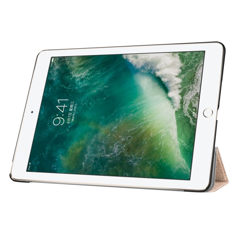 For iPad 9.7 (2018) & iPad 9.7 (2017) Custer Texture Horizontal Flip Leather Case with Three-folding Holder & Sleep / Wake-up Function, For iPad 9.7 (2018) & iPad 9.7 (2017), For iPad 9.7 (2018)