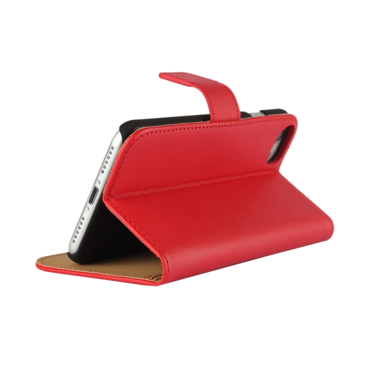 For  iPhone 8 & 7  Genuine Split Horizontal Flip Leather Case with Holder & Card Slots & Wallet