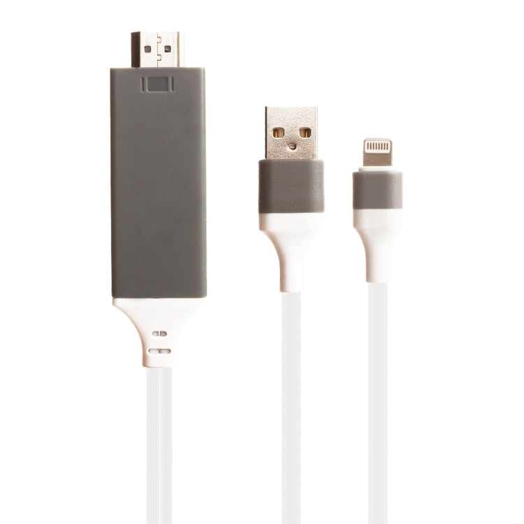 8 Pin Male to HDMI & USB Male Adapter Cable, Length: 2m, 8 Pin Male