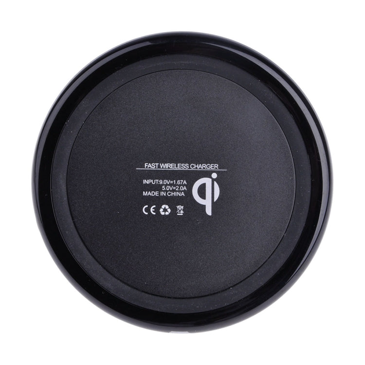 DC5V Input Diamond Qi Standard Fast Charging Wireless Charger, Cable Length: 1m, DC5V, DC5V Black