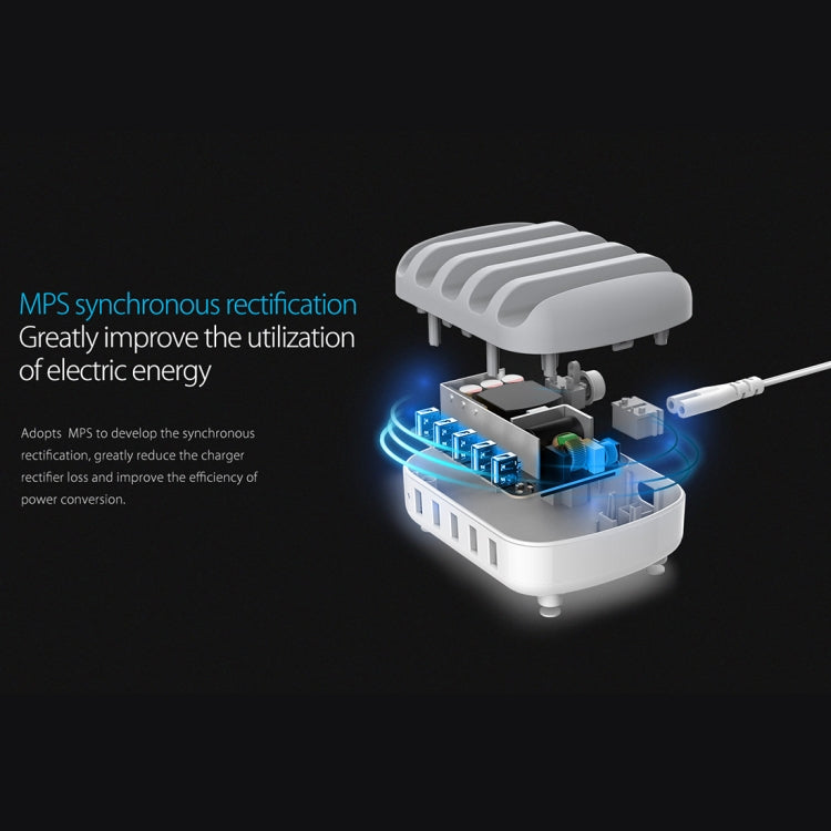 ORICO DUK-5P 40W 5 USB Ports Smart Charging Station with Phone & Tablet Stand, EU Plug