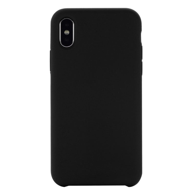 For iPhone XS Max Four Corners Full Coverage Liquid Silicone Protective Case Back Cover, For XS Max, For XS Plus, XS Max