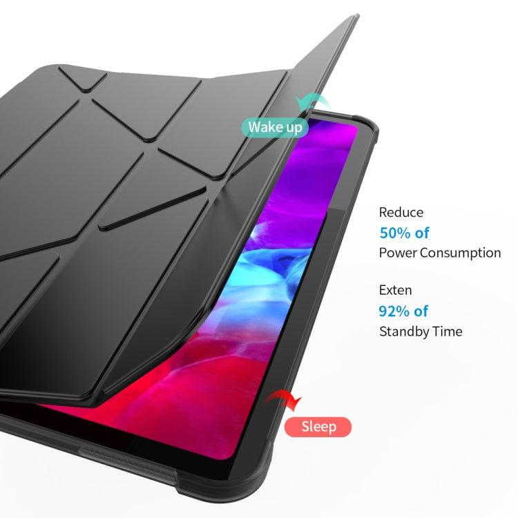 Multi-folding TPU Leather Tablet Case for iPad Pro 11 2022 / 2021 / 2020 / 2018, For iPad Pro 11 2022 / 2021 / 2020 / 2019, For iPad Pro 11 2022 / 2021 / 2020 / 2018, For iPad Pro 11 2022 / 2021 / 2020 / 2022, For iPad Pro 11 2022 / 2021 / 2020 / 2020