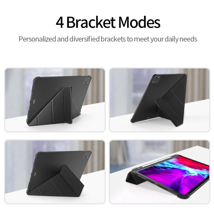 Multi-folding TPU Leather Tablet Case for iPad Pro 11 2022 / 2021 / 2020 / 2018, For iPad Pro 11 2022 / 2021 / 2020 / 2019, For iPad Pro 11 2022 / 2021 / 2020 / 2018, For iPad Pro 11 2022 / 2021 / 2020 / 2022, For iPad Pro 11 2022 / 2021 / 2020 / 2020